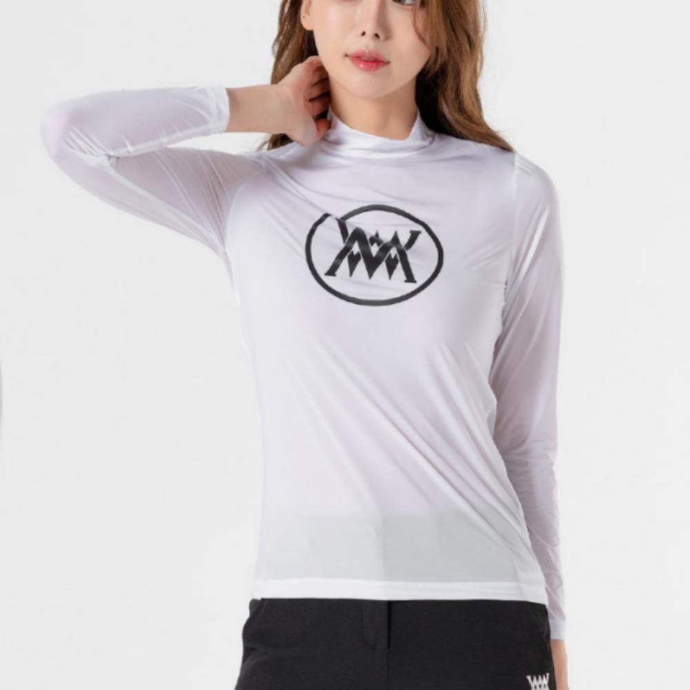 여성 여름 데일리 골프웨어 메쉬 쿨링 이너 긴팔 티셔