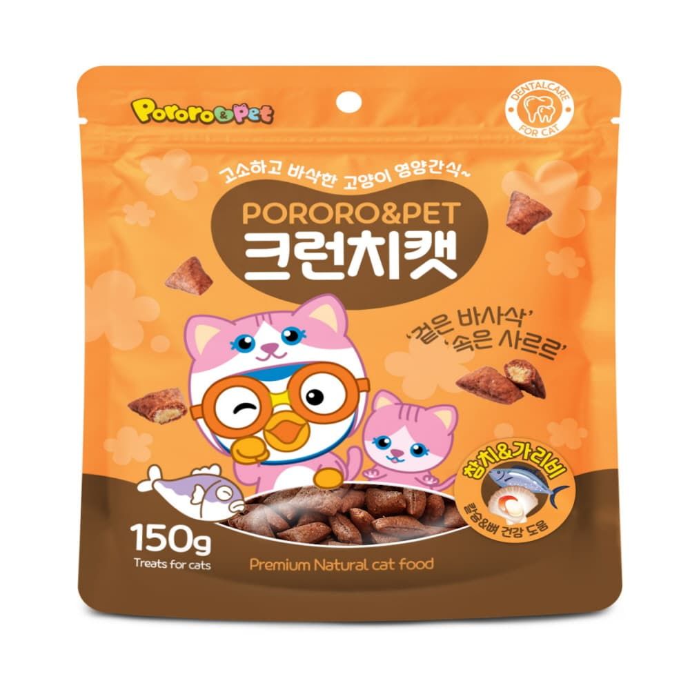 크런치캣 150g 참치 가리비 x 6개 1박스