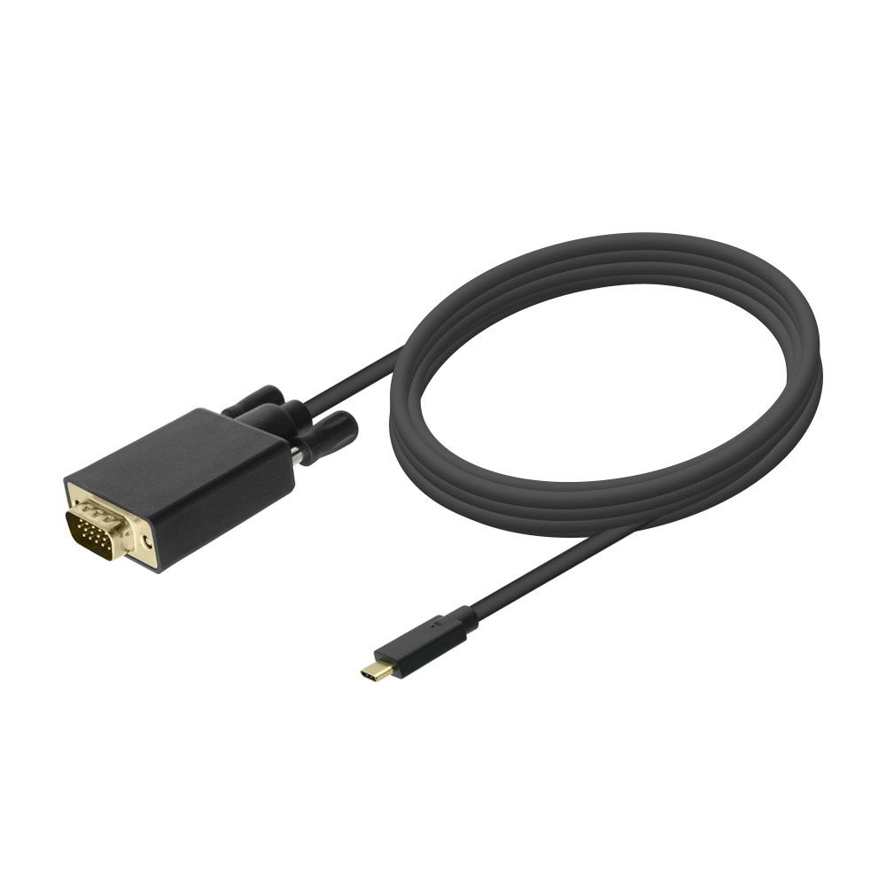 USB 3.1 Type C to VGA 컨버터 케이블 2M FHD 1080p