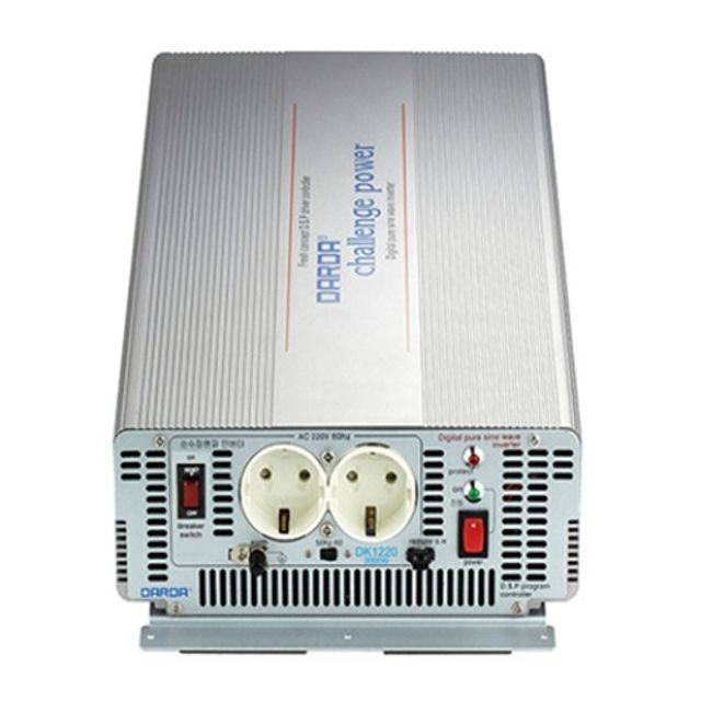 다르다 DC/AC인버터 DK1250A(DC12V/5000W)순수정현