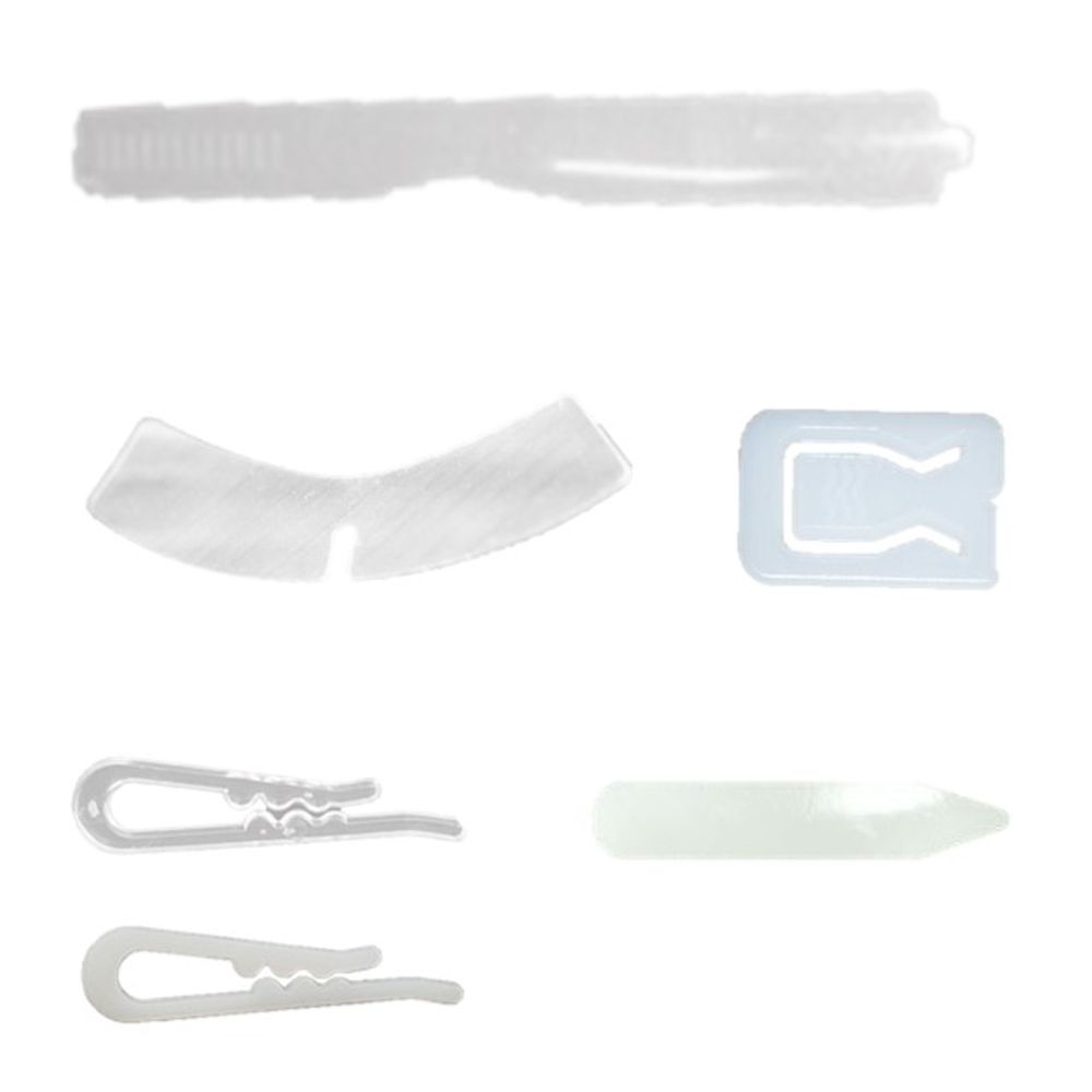 셔츠포장 키퍼PVC 백색 15cmX6cm 1200개