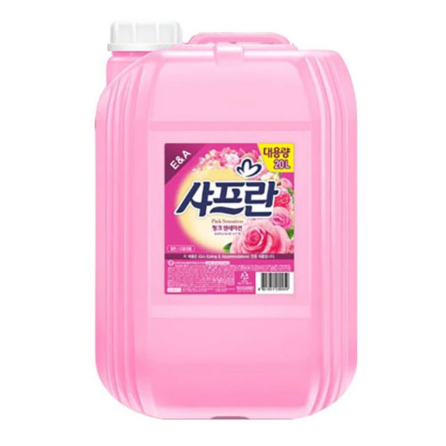 샤프란 핑크 센세이션 말통 로즈향 20L 섬유유연제