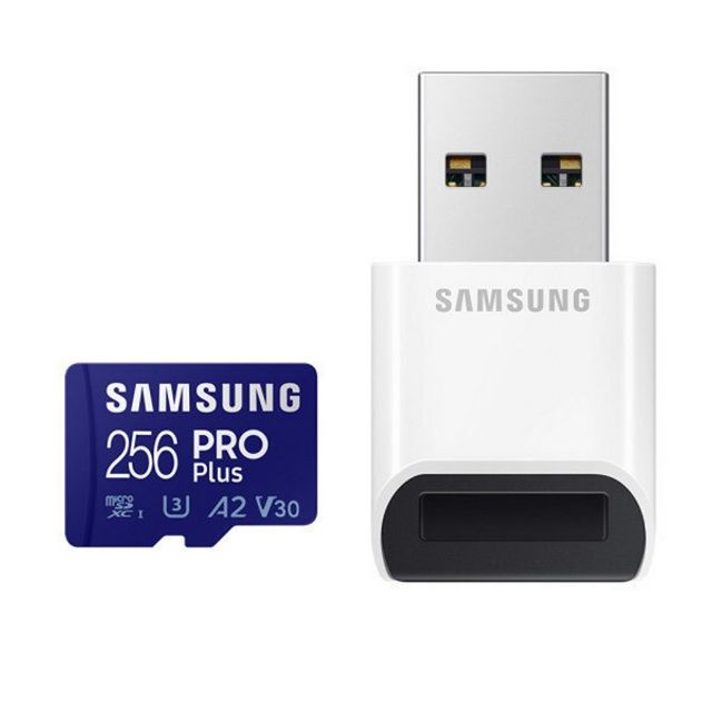 Micro SDHC카드 PRO PLUS+리더기(256G/UHS-1Class10