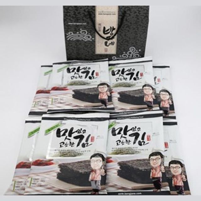 명절선물 김 곱창김 세트 물 맛 올리브 있는 전장