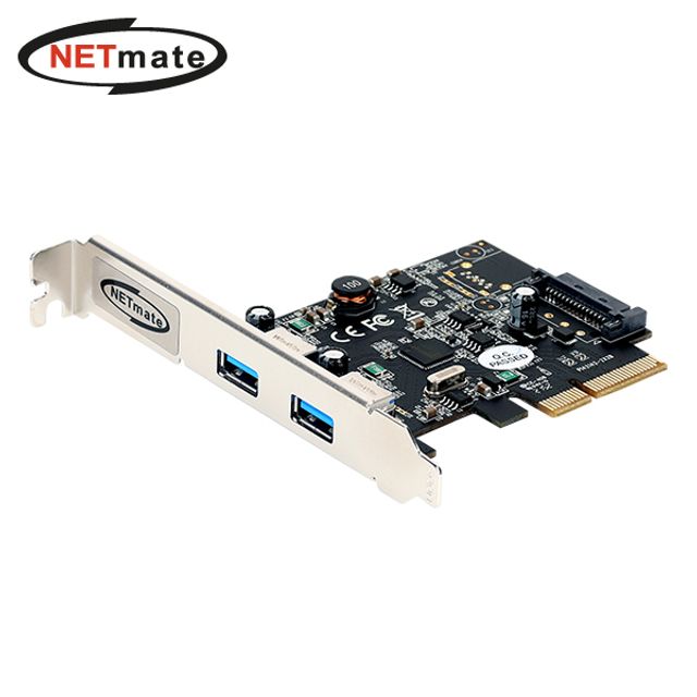 NETmate) PCI-e USB Gen2 3.0 2포트 확장카드