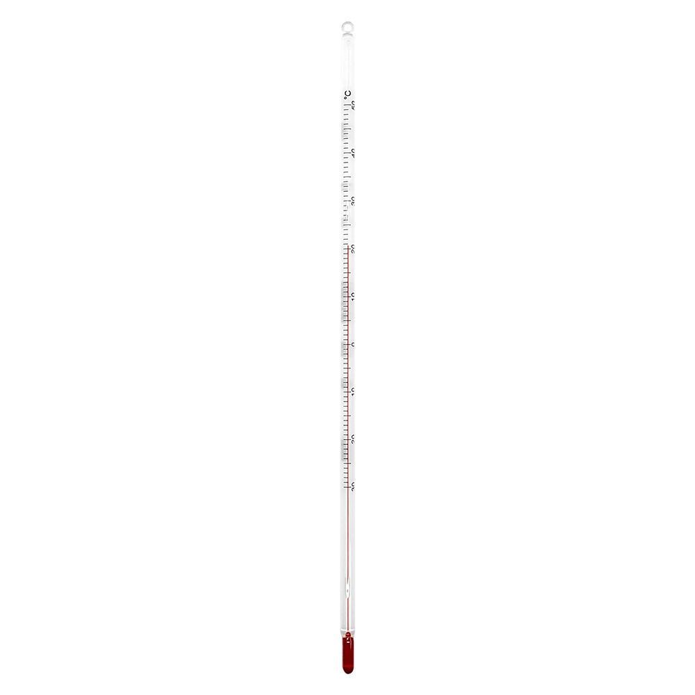 화성 50도 봉상 온도계 300mm 측정 -30~50도 10개입