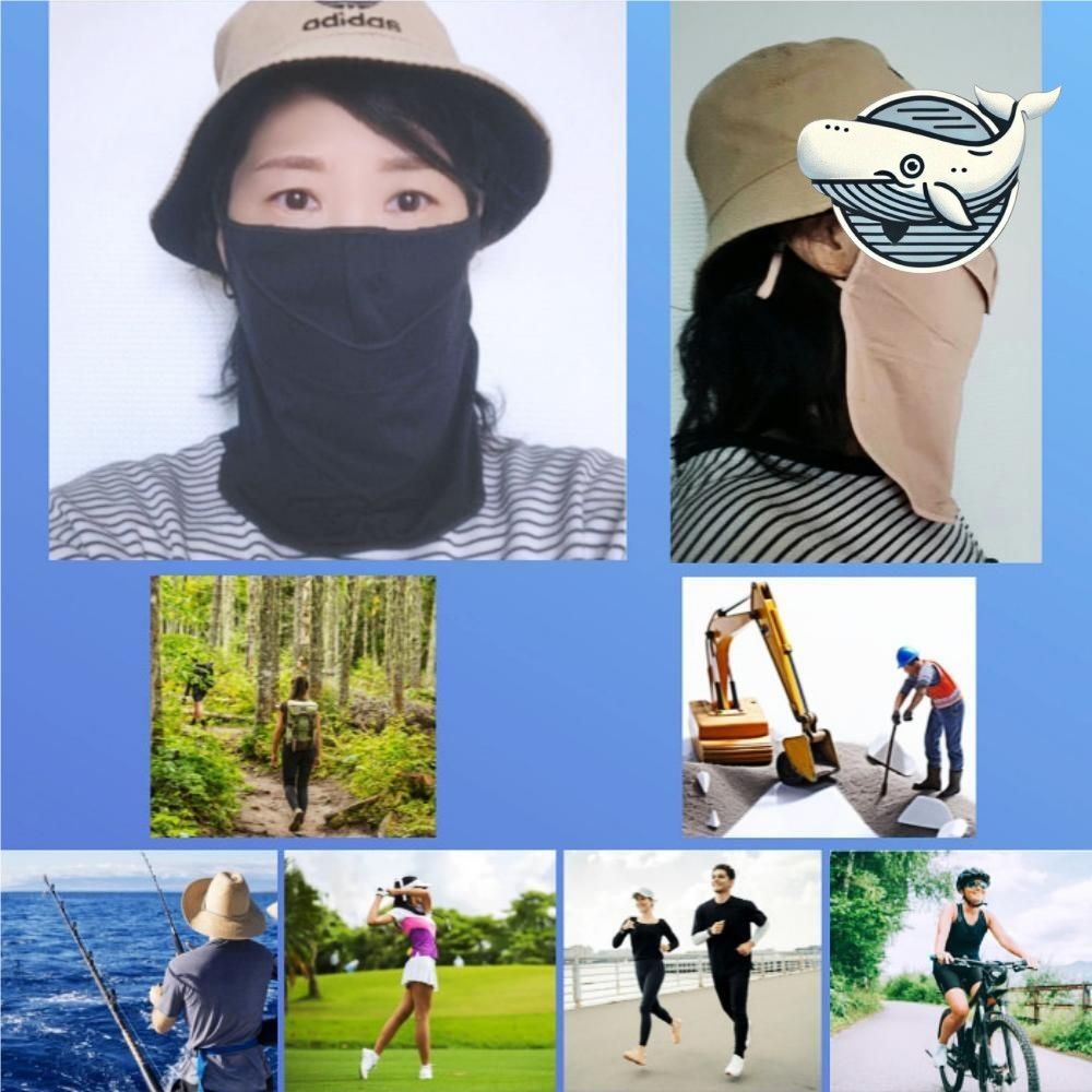 여름 사용 쿨넥마스크 시원한 야외 활동 필수품