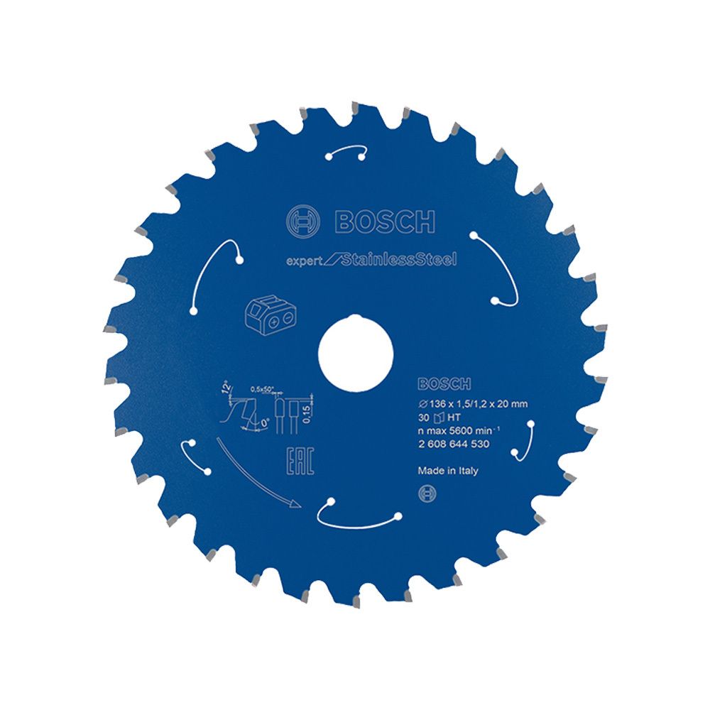 보쉬 2608644530 스텐용 원형톱날 136mm 30날 1.5T