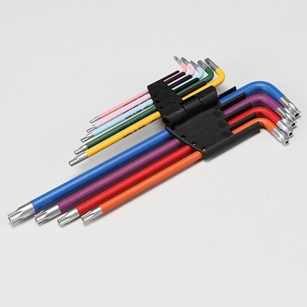 엑스트라롱홀별렌치세트 STW-9LC T10-T50 컬러