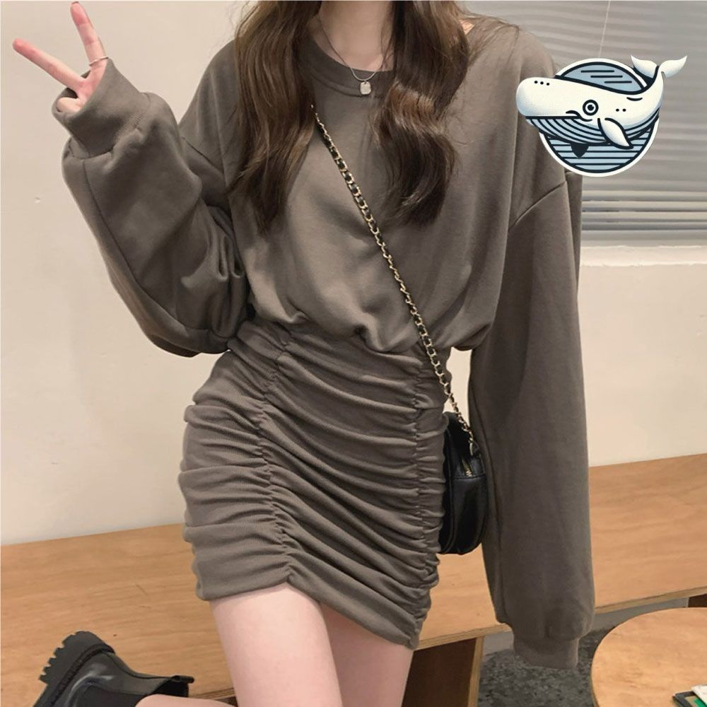 스타일리시 여름 미니드레스 편안한 핏 부드러운