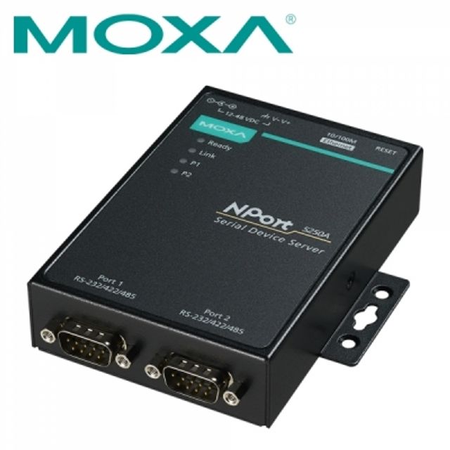 MOXA NPort 5250A 2포트 RS232/422/485 디바이스 서