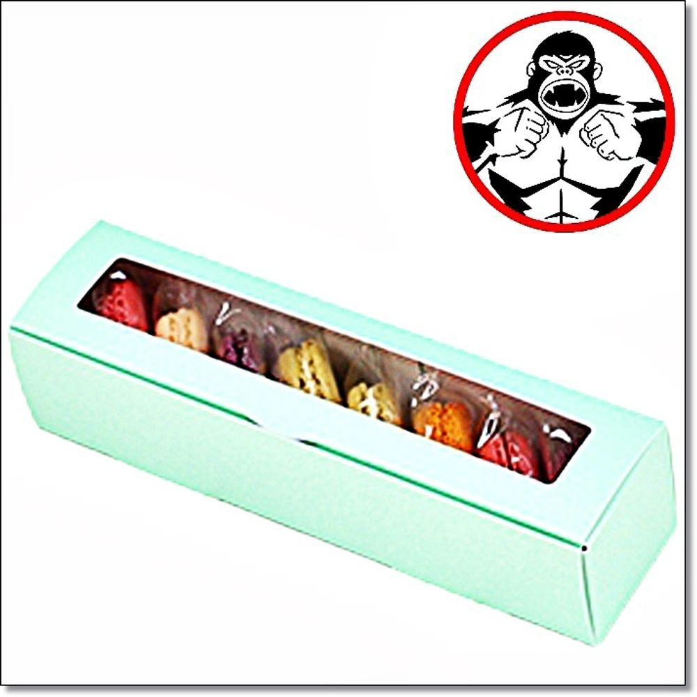럭키 선물박스 마카롱민트 240 x 60 x 55mm 1묶음50장