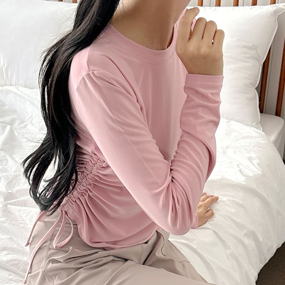 여성상의 여자긴팔 라운드넥 긴팔 여자긴팔티 여