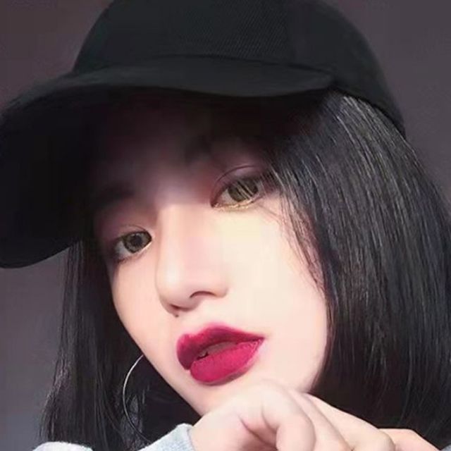 단발머리 모자 일체형 가발 ST23028