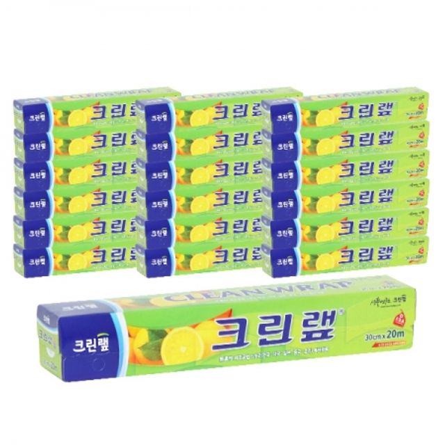 BOX 크린랲 크린랩 (30cmX20m) 50개입 대용량랩