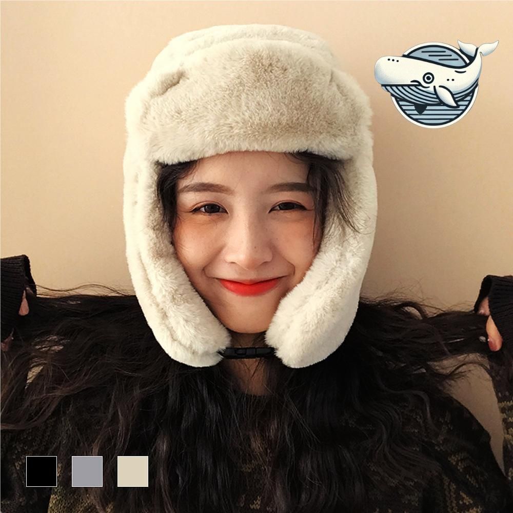 따뜻한 귀달이 방한모자 부드러운 겨울 모자