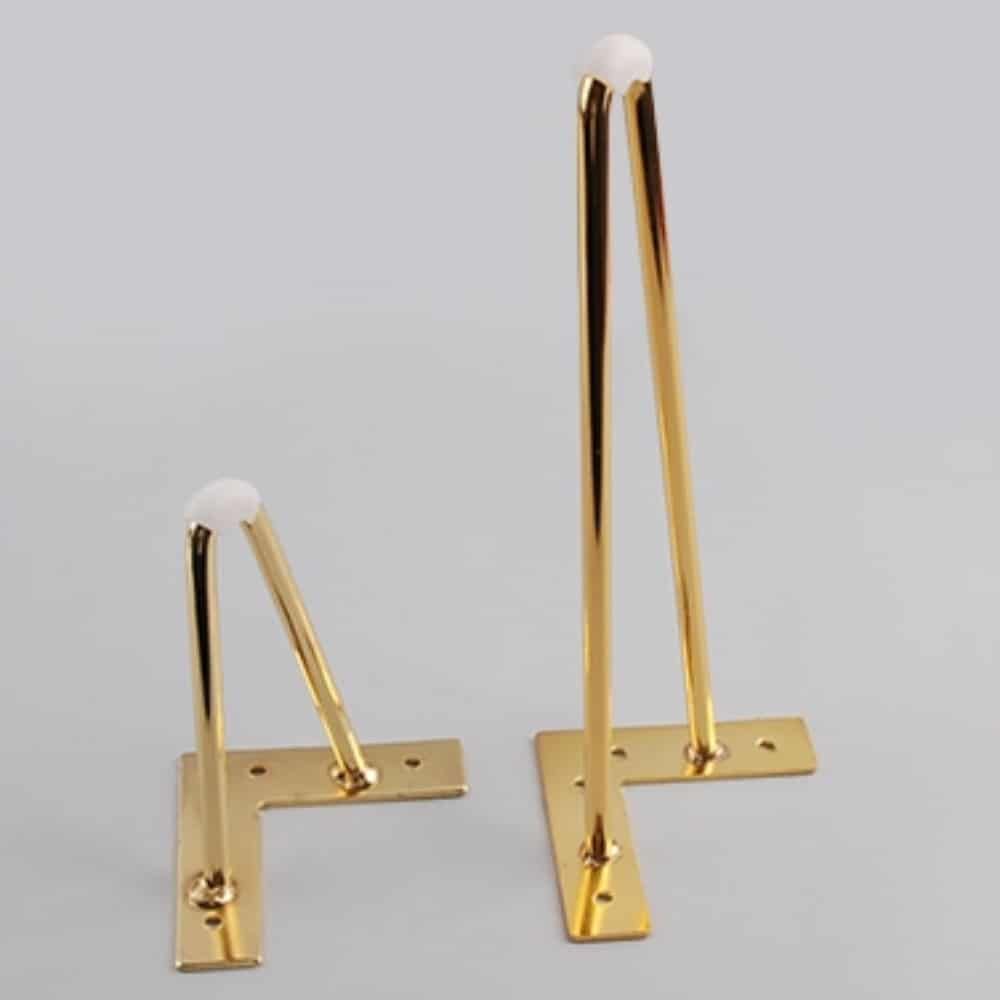 헤어핀다리 골드 서랍장다리 거실장다리