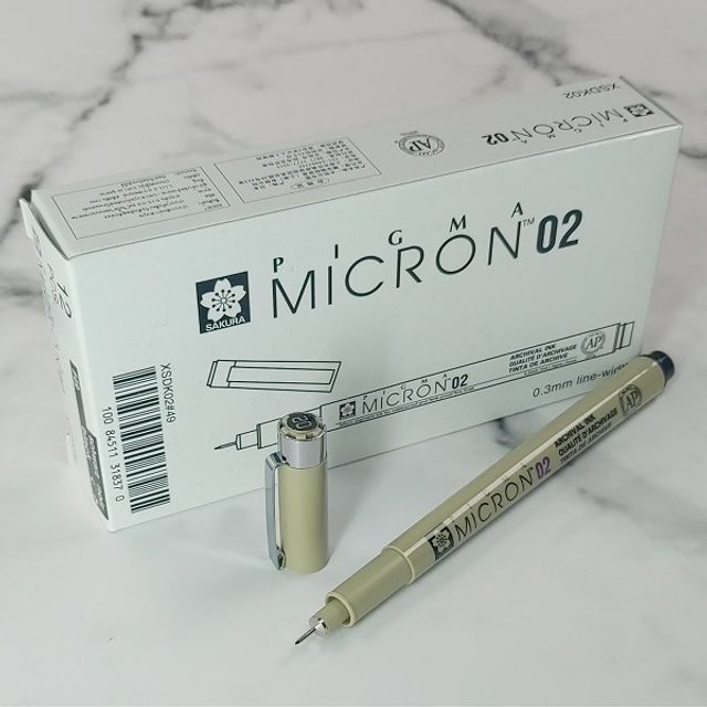 사쿠라 피그마 MICRION 0.3mm Black 1다스(12자루)
