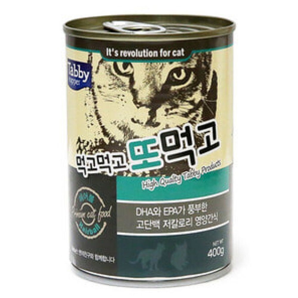 고양이 헤어볼 습식캔 트렌드 400g 12개 데일리 영양