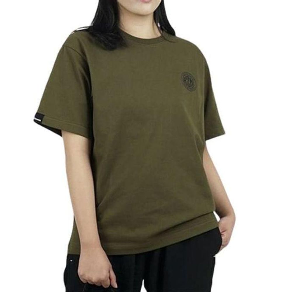 카즈미 반팔티 남녀 오버핏 반팔 티셔츠 카키 M L 남