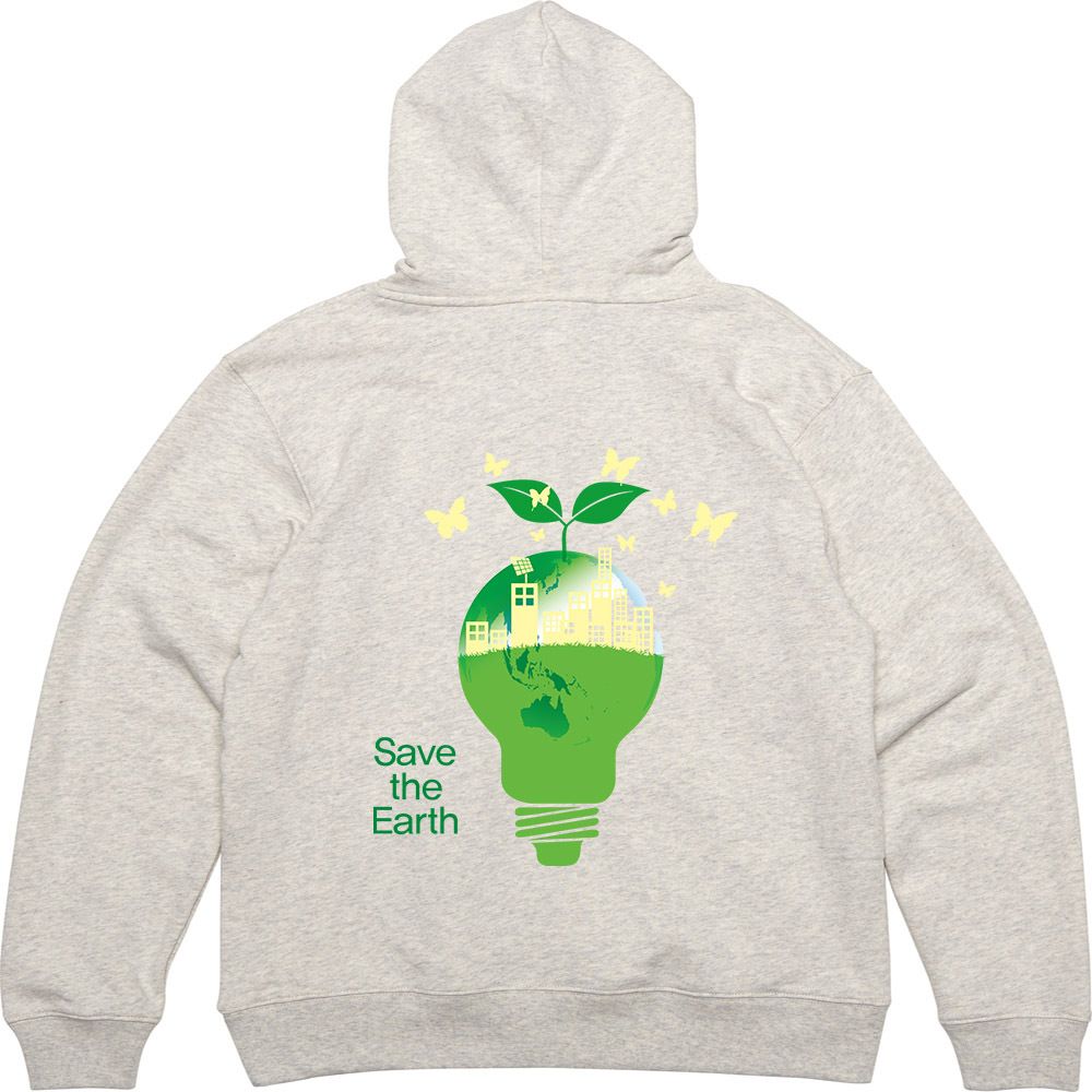 후드티 뒷면 프린트티셔츠 SAVE 더 EARTH