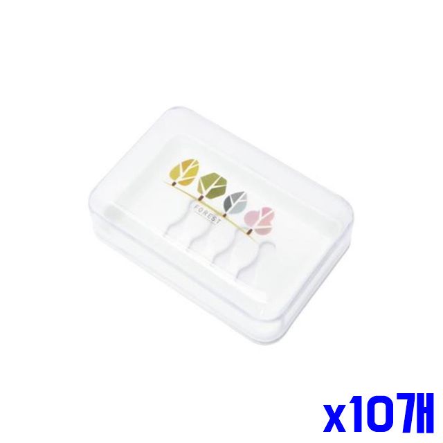 디자인 x10개 비누케이스 투명 비누곽 중 케이스 심플