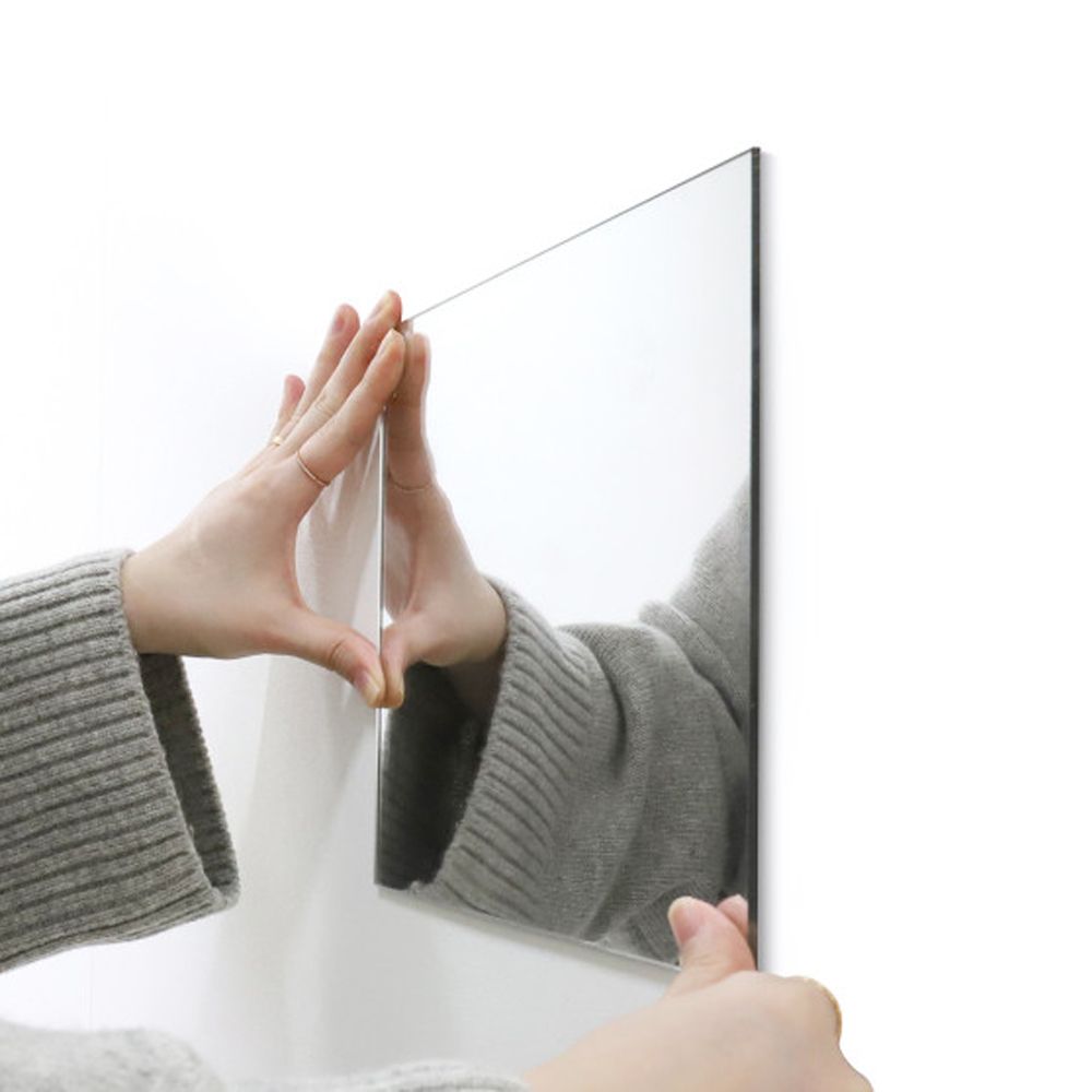 아크릴미러 3T 은경 직각형 40x40cm