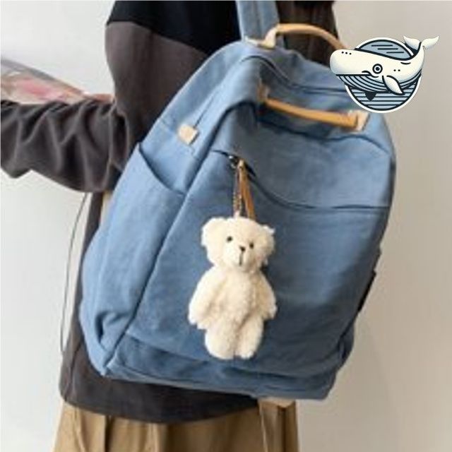 캐주얼 학생용 귀여운 데일리 백팩 일상 필수