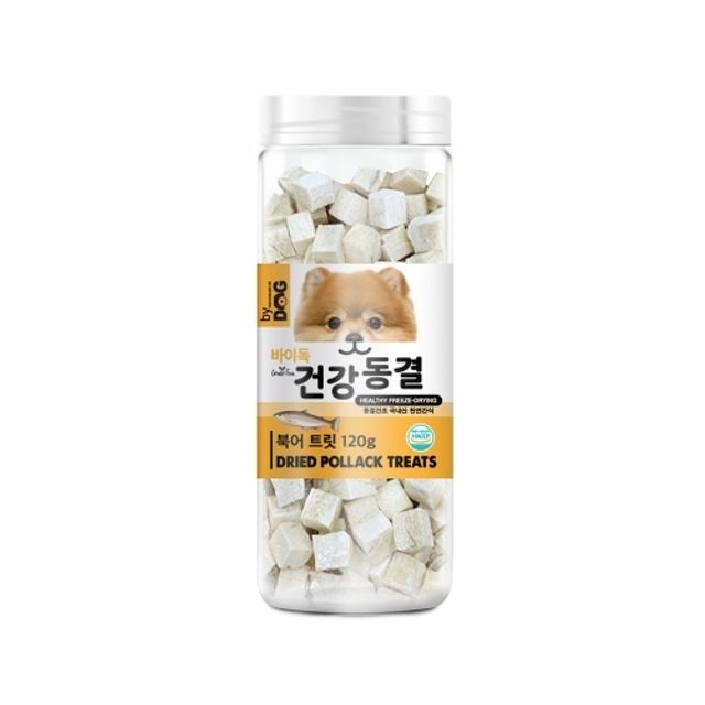 강아지간식 애견간식 바이독 건강동결 연어트릿 140g