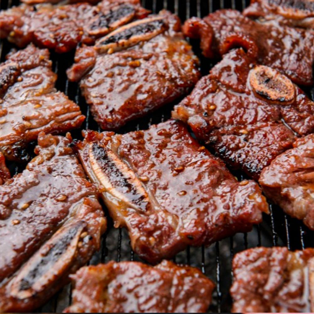 초이스 등급 LA갈비 1kg 구이용 꽃갈비 캠핑용 미국산