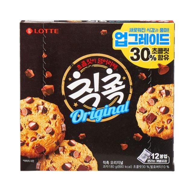 (롯데) 4500 칙촉 오리지날 180g 박스(12개입)