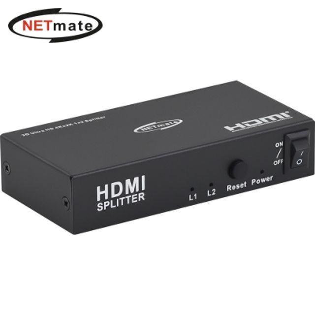 강원전자 넷메이트 4K 지원 HDMI 1-2 분배기