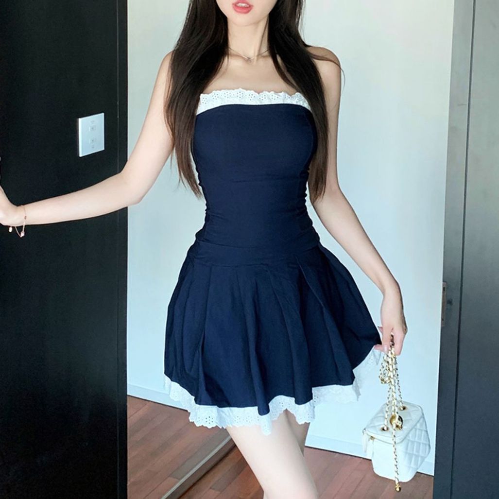 펀칭자수 클럽원피스 리조트룩 레이스 신혼여행룩