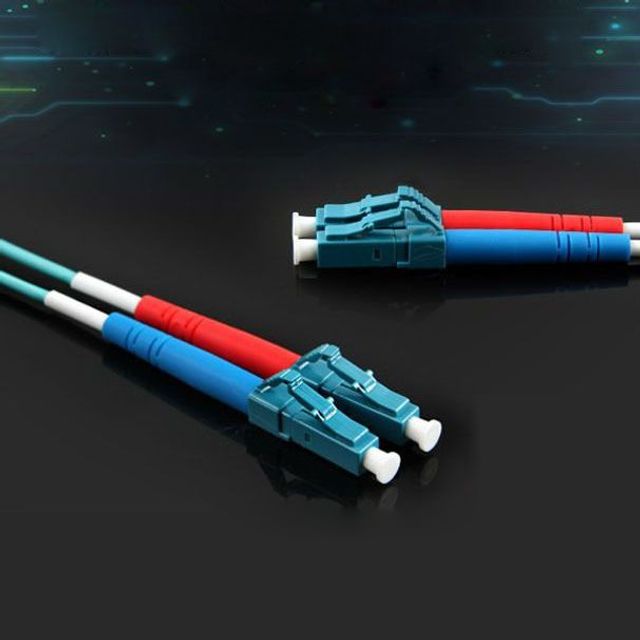 광패치코드 OM3 10G LC LC 10M 광케이블 데이터전송