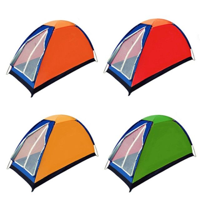 텐트 1인용(색상랜덤) 캠핑용품 낚시 등산 그늘막