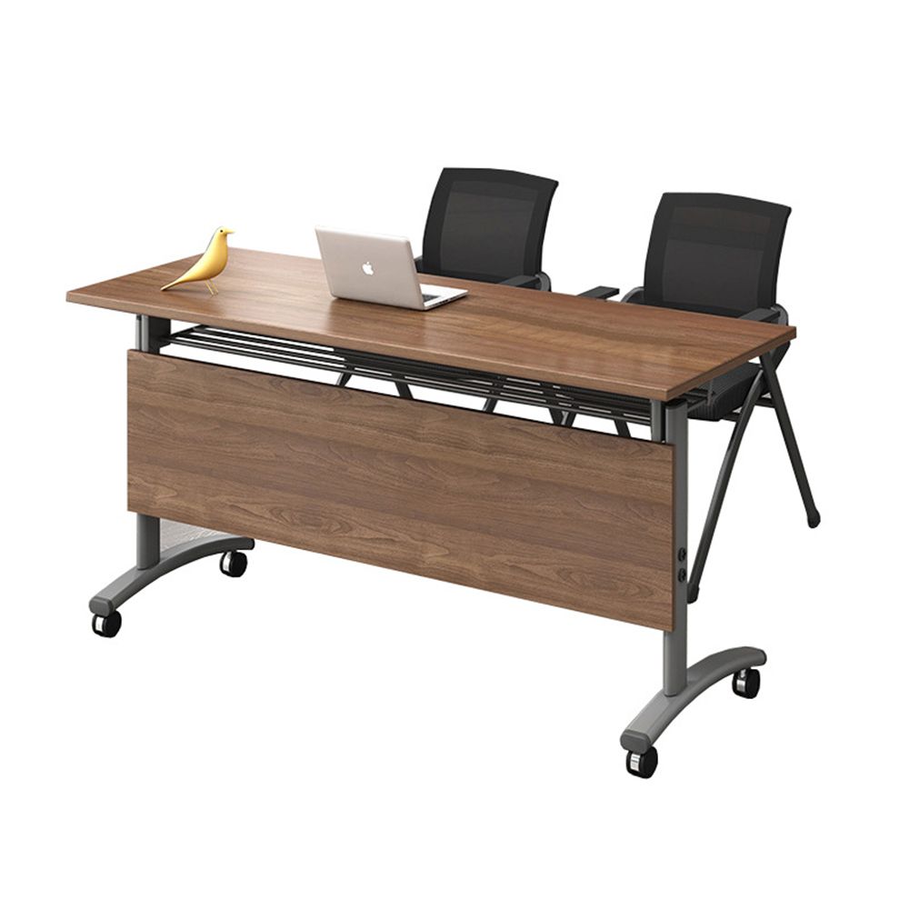 160cmx60cmx75cm 강의실 월넛 접이식 테이블