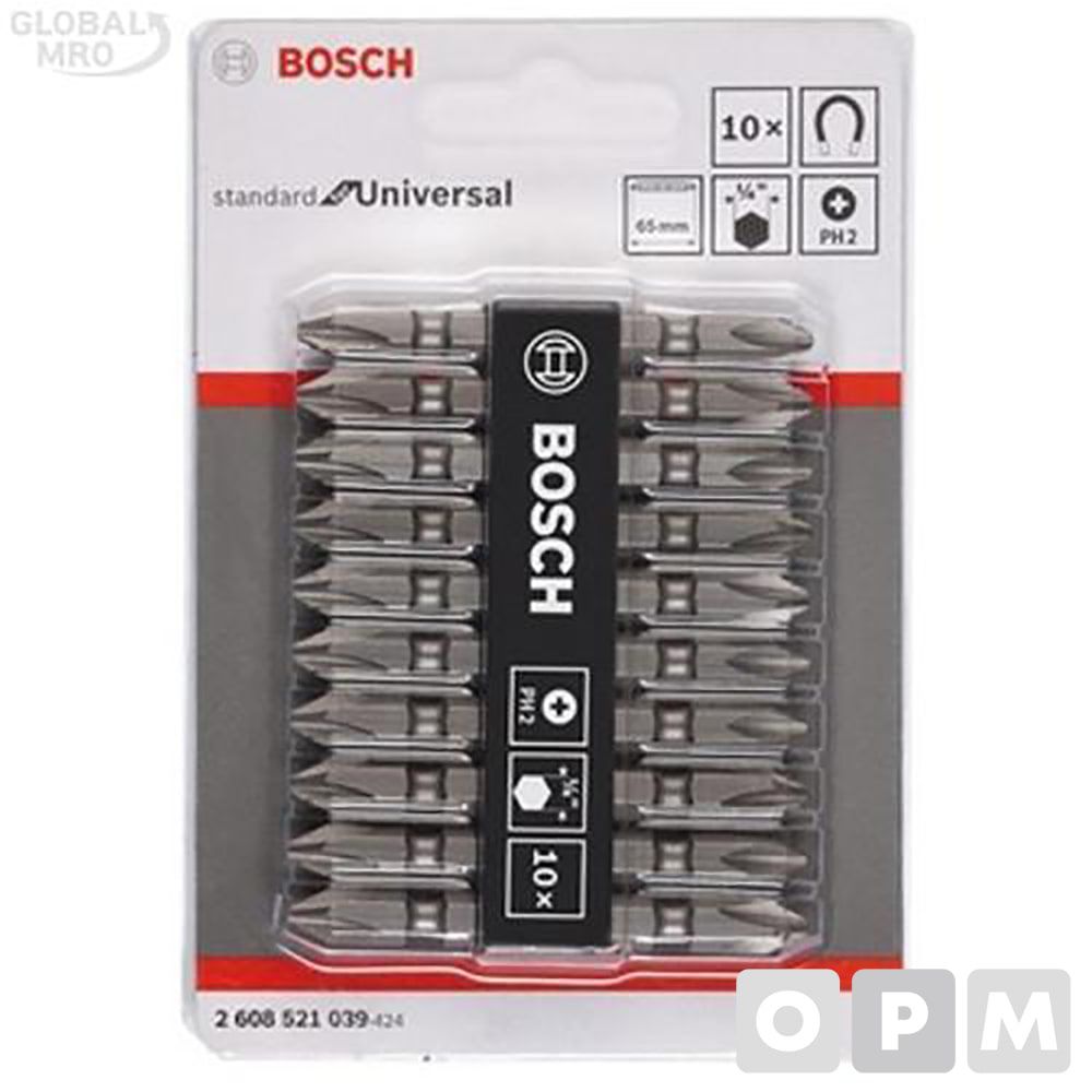 보쉬 SDS비트 드라이버비트 PH2 (6.35x65) +/+ (1세