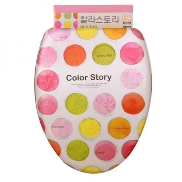 뷰티풀 변기커버 위생변기시트 O자형 변기쿠션 1P