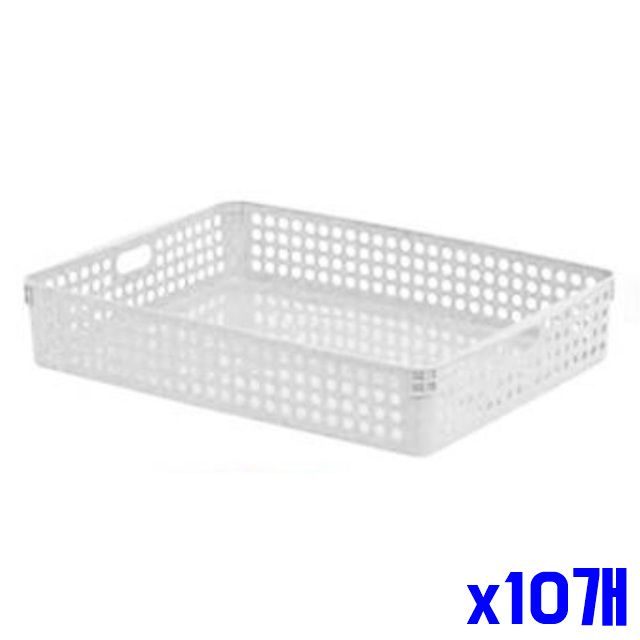색상랜덤 8호 x10개 모던 수납바스켓 튼튼한