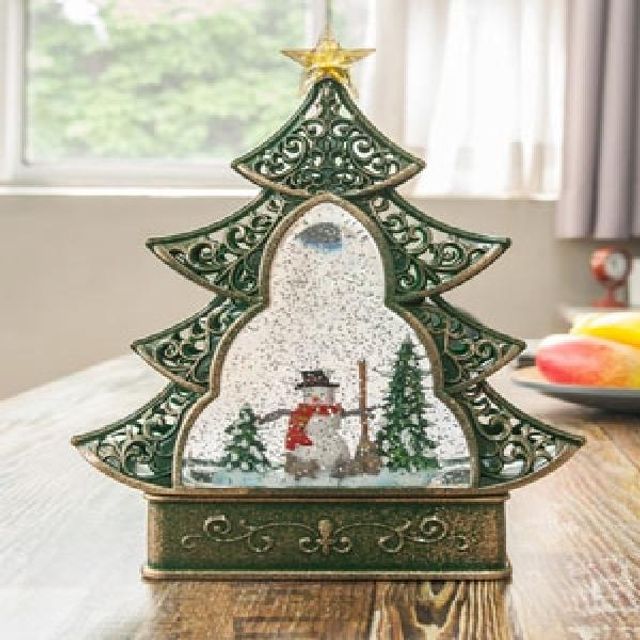 X - mas 트리 눈사람 LED 워터볼