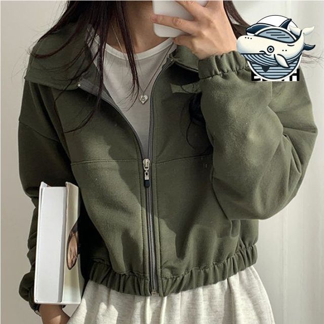 봄 시즌 데일리 크롭 자켓 캐주얼 여성용