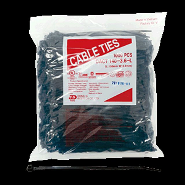 동아 케이블타이(흑색) DAMCT780-9.0-L 780mm(1봉/100EA)
