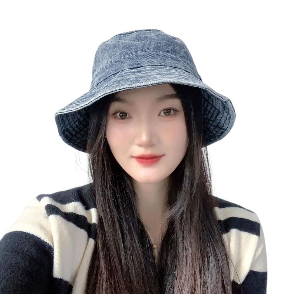 게더릭 데님 버킷햇 (중청)