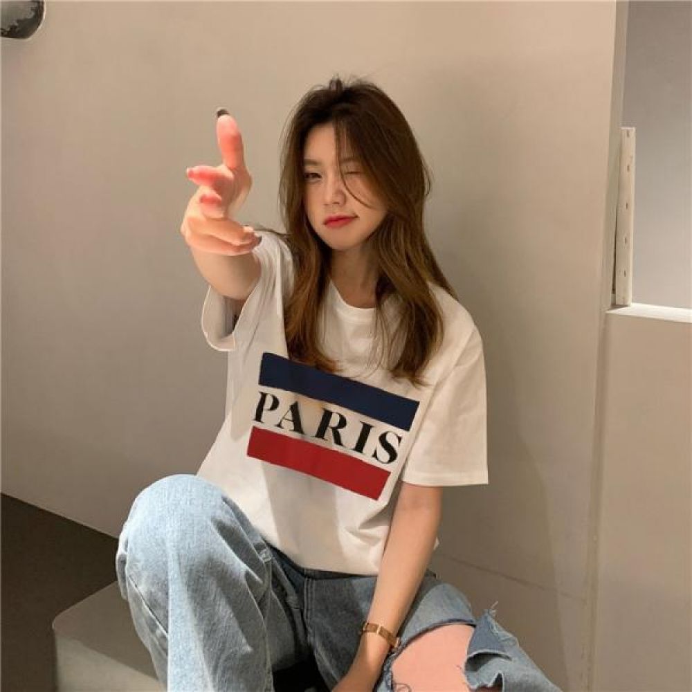 MF 박스 is 반팔 면티 라운드 FREE 캐