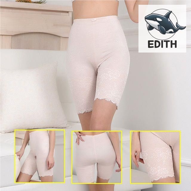여성용 스킨색 롱 레이스 거들 복부 편안한