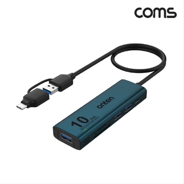 6in2 꼬리물기 USB 허브 C타입 A타입 to USB3. FW863