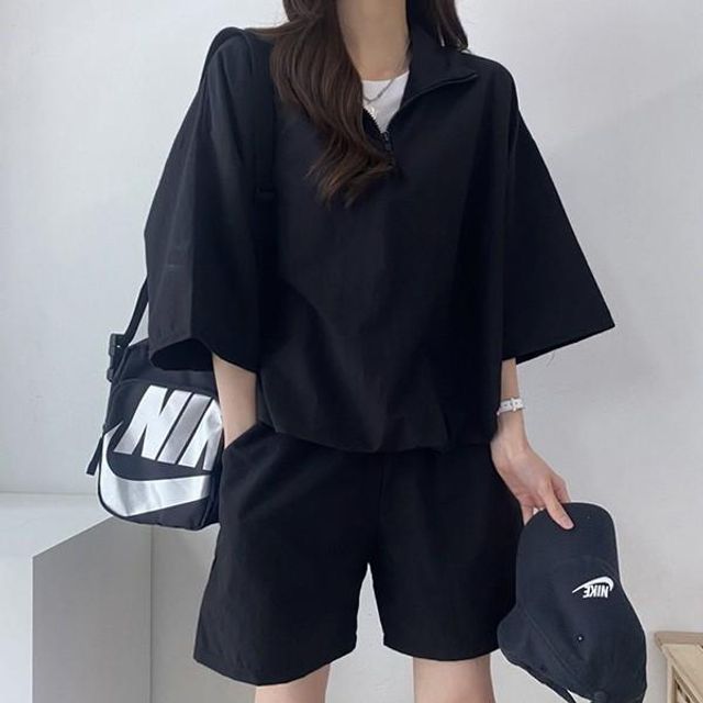 코디 반팔셋업 여성 여성셋업 3컬러 반팔 여름셋업 캐
