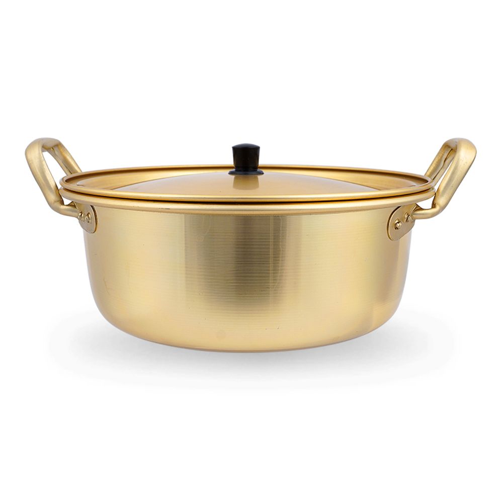 찌개냄비 업소용 국산 노란 양은 냄비 30cm