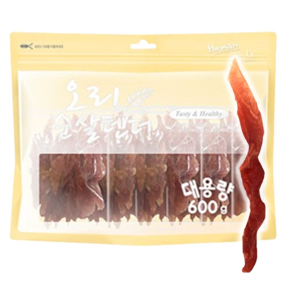 강아지 고기 오리 일상 져키 텐더 600g 1P 영양 육포