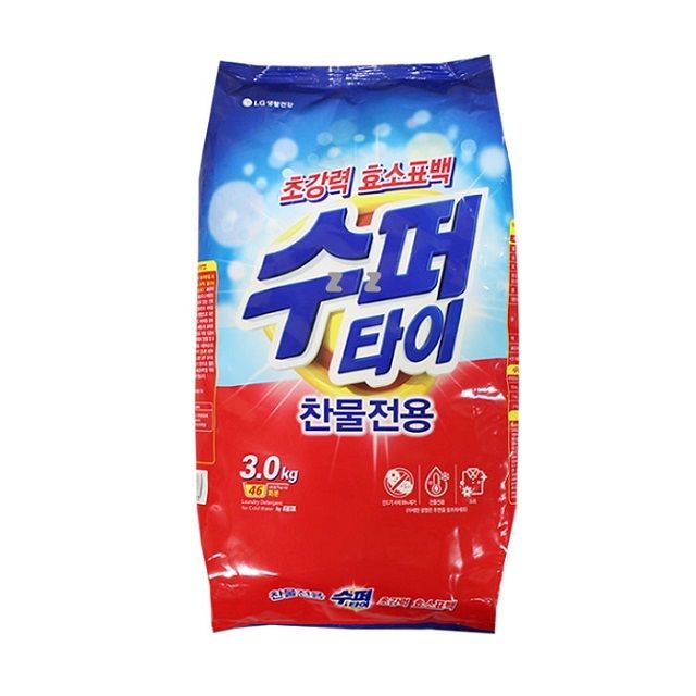 초강력 효소표백제 찬물전용 세탁 가루세제 3.0kg